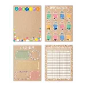 Krafty Pop Classroom Essentials 4-Chart Pack Chart