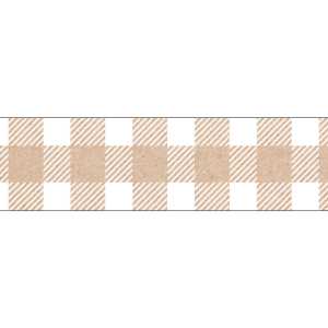 Krafty Pop Kraft Buffalo Check EZ Border, 48 Feet