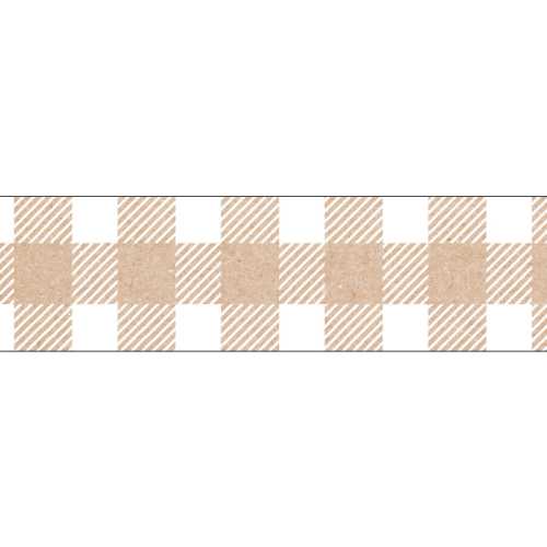 Krafty Pop Kraft Buffalo Check EZ Border, 48 Feet