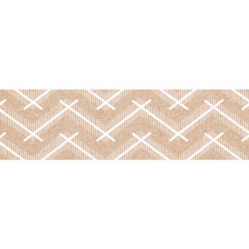 Krafty Pop Kraft Chevron EZ Border, 48 Feet