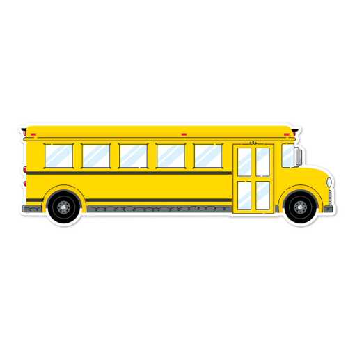 Core Decor School Bus Giant Banner, 65-3/8