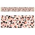 Jungle Friends Blush Leopard EZ Border, 48 Feet