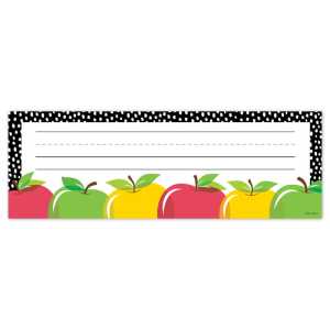 Apple Time Name Plates, Pack of 36