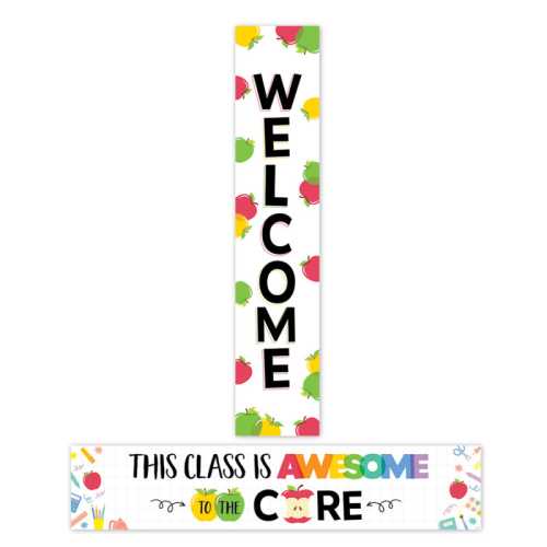 Apple Time Welcome 2-Sided Banner, 8