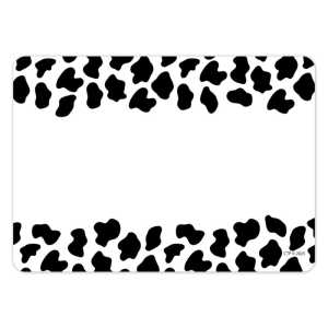 Farm Friends Cow Print Labels, Pack of 36