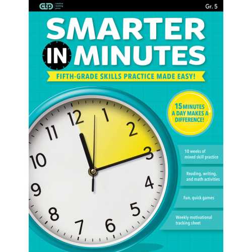 Fifth Grade Smarter in Minutes Skills Practice Workbook