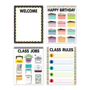 Pattern Play Classroom Essentials 4-Chart Pack