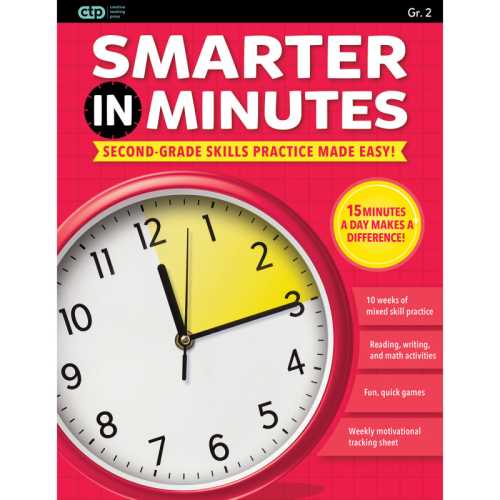 Second Grade Smarter in Minutes Skills Practice Workbook