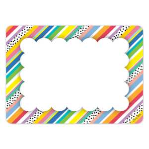 Stripes and Dots Labels