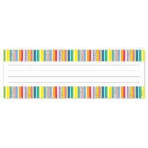 Stripes and Dots Name Plates