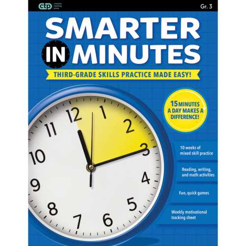 Third Grade Smarter in Minutes Skills Practice Workbook