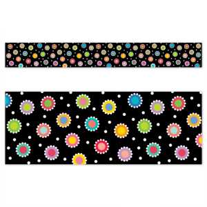 Dotted Dots on Black EZ Border
