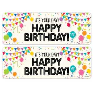 Happy Birthday Bookmarks, 2 Packs