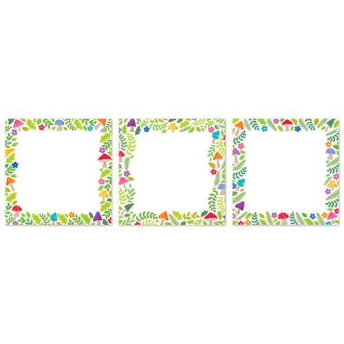 Mushroom Medley Cards 6 in Designer Cut-Outs