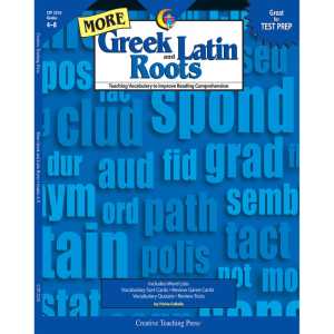 More Greek and Latin Roots Book