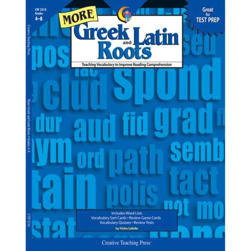 More Greek and Latin Roots Book