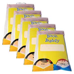 Book Buddy Bags, 11" x 16", Pack of 5