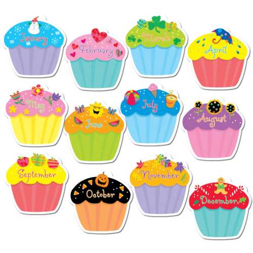 Designer Cut-Outs, Cupcakes, 10