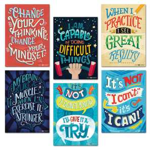 Mindset Inspire U Poster 6-Pack