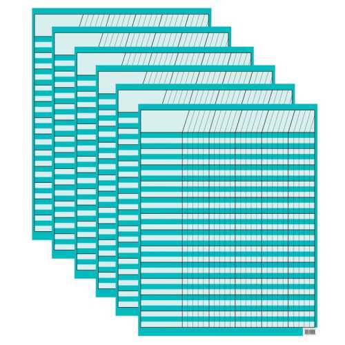 Turquoise Incentive Chart, 17