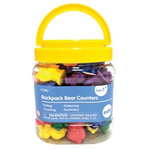 Backpack Bear Counters - Set of 96