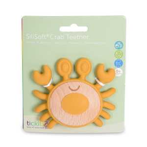 SiliSoft&reg; Crab Teether, Neutral