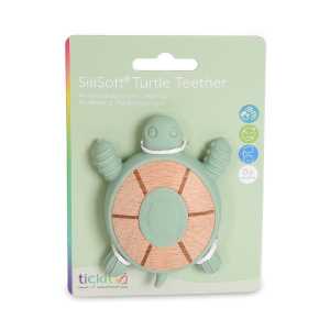 SiliSoft&reg; Turtle Teether, Neutral
