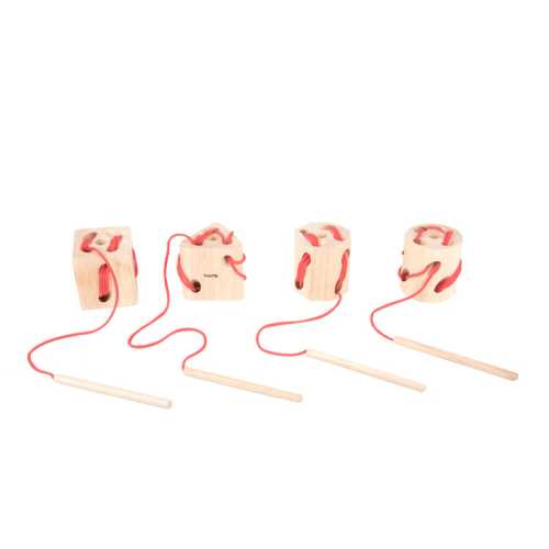 Wooden Lacing Shapes