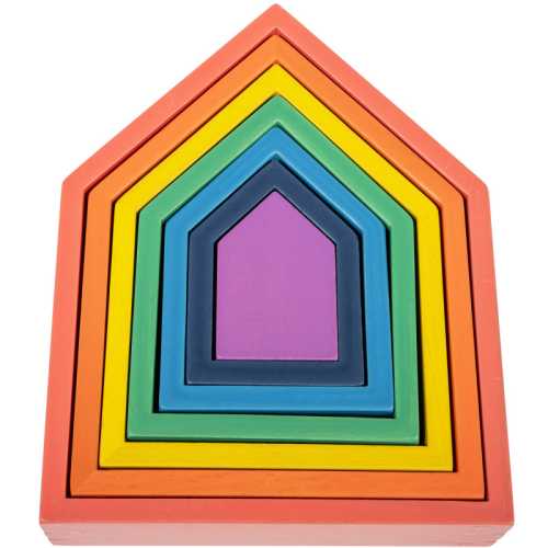 Rainbow Architect Houses - Set of 7