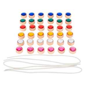 Wooden Lacing Jewels