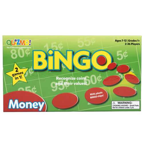 QUIZMO&reg; Money - Bingo-Style Money Game