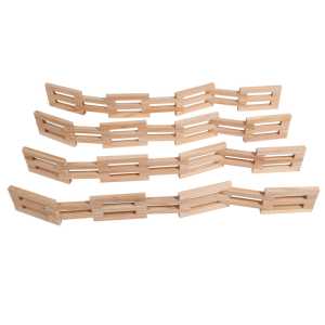 Wooden Fences - Set of 4