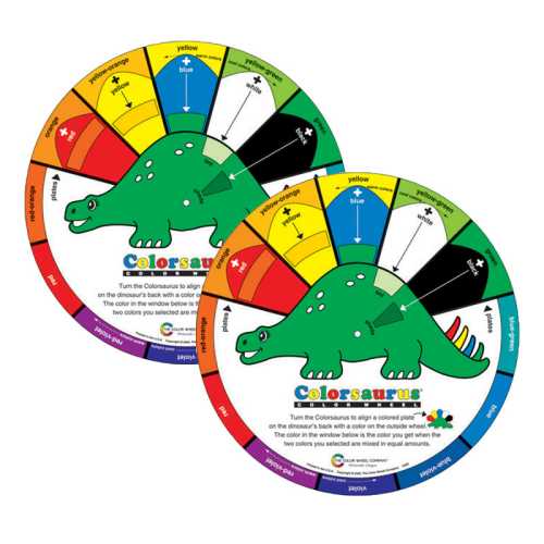 Colorsaurus (Children's Color Wheel), Pack of 2