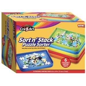 Puzzle Sorting Trays, Set of 6