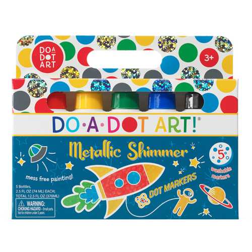 Dot Markers, Metallic Shimmer, 5-Pack