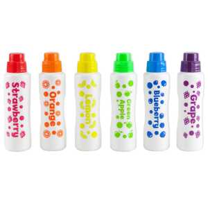 Scented Juicy Fruit Dot Markers, Pack of 6