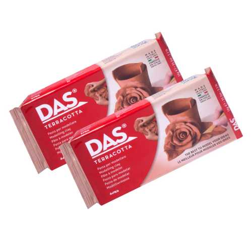 Modeling Clay Air Hardening, Terra Cotta, 2.2lb, Pack of 2