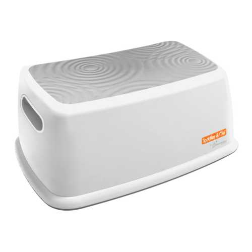 Toddler & Me&trade; Step Stool, Gray/White