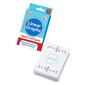 Linear Graphs Algebra Card Game, 90 Cards