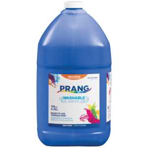 Washable Tempera Paint, Blue, 1 Gal