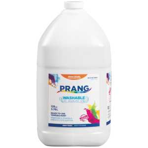 Washable Tempera Paint, White, Gallon