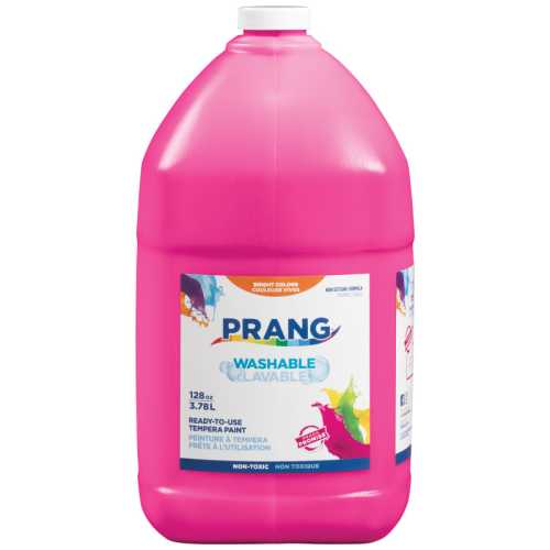 Washable Tempera Paint, Magenta, Gallon