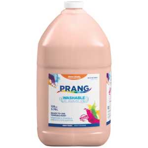 Washable Tempera Paint, Peach, Gallon