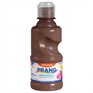 Washable Tempera Paint, 8 oz, Brown