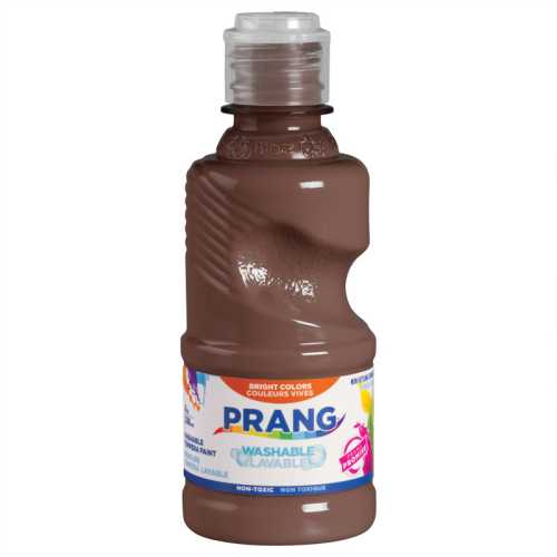 Washable Tempera Paint, 8 oz, Brown