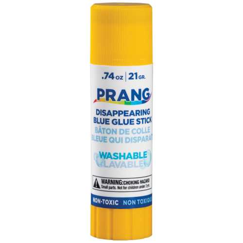 Washable Glue Stick, Blue, .74 Oz, Single