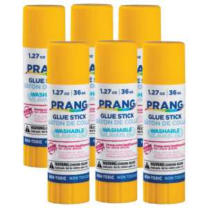 Washable Glue Stick, 1.27 oz, Pack of 6