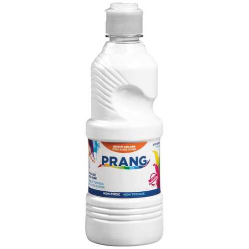 Ready-to-Use Tempera Paint, White, 16 oz