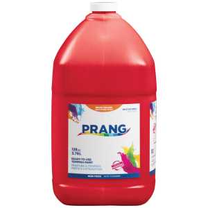Ready-to-Use Tempera Paint, Red, 1 Gal