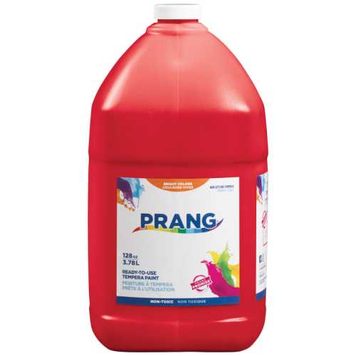 Ready-to-Use Tempera Paint, Red, 1 Gal